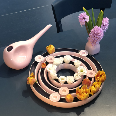 Kerzen - Teelichthalter für Blumenring HBW 735T | Dekor 057